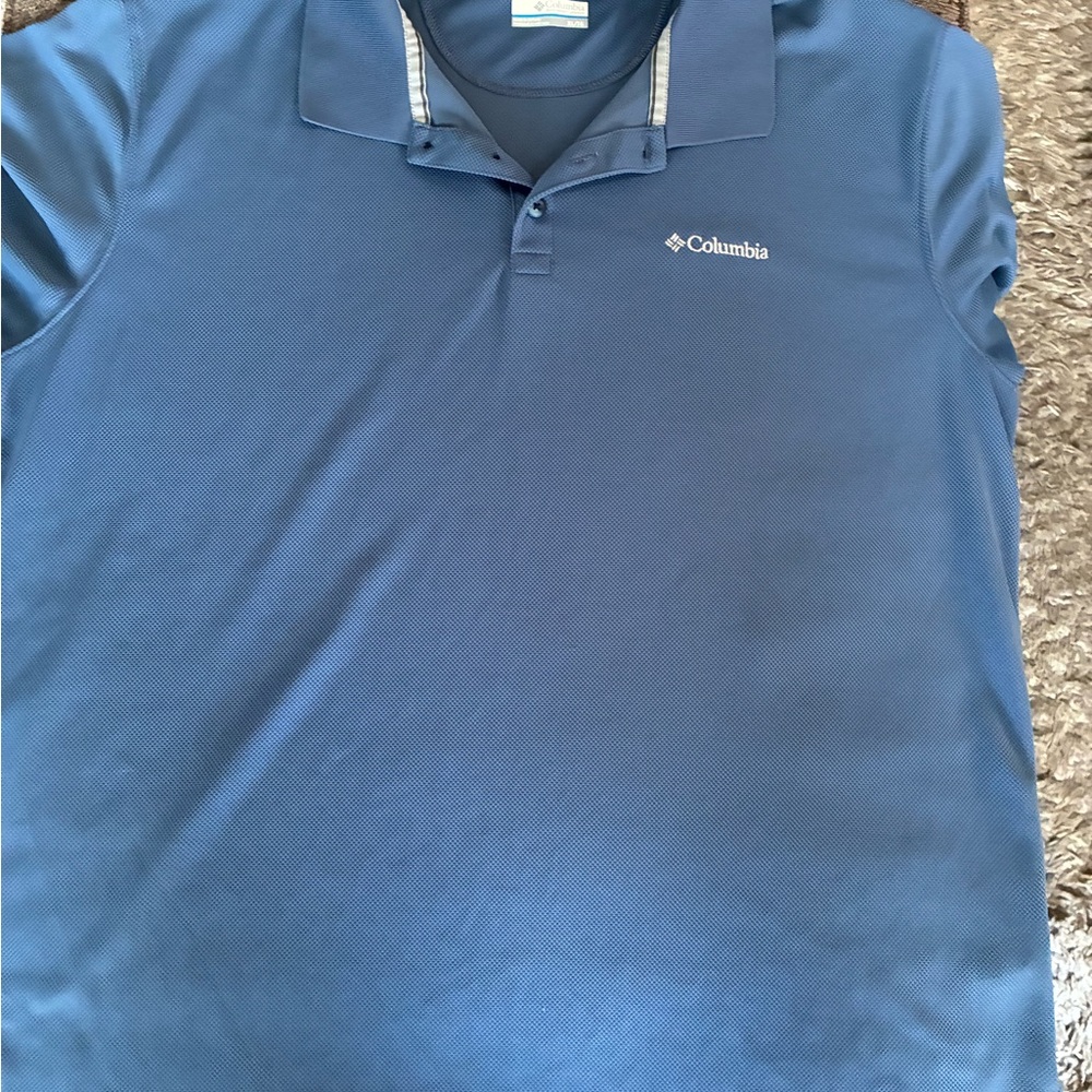 Columbia Men's Classic Blue Polo